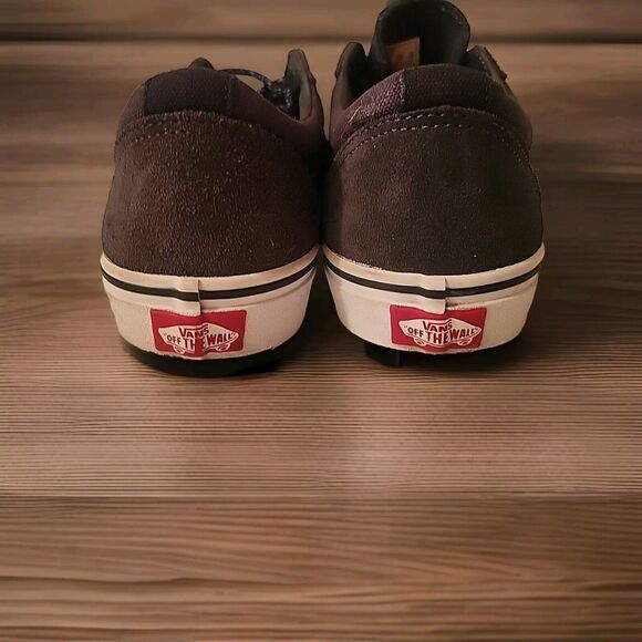 BOY`S VANS "WARD" OFF THE WALL SNEAKERS SIZE 7 YOUTH NAVY/BLACK - Picture 4 of 6